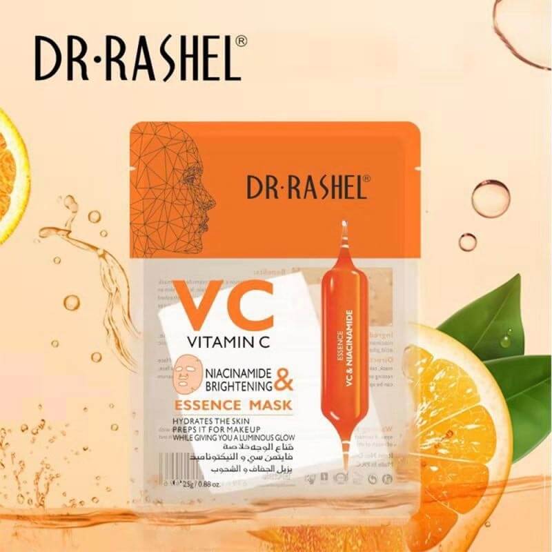 Buy Dr Rashel Vitamin C Face Mask Niacinamide & Brightening Essence 1 Pcs |  Eshaistic